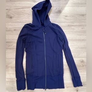 LULULEMON ATHLETICA Define Zip Up Hoodie Jacket - Navy Blue Size 6